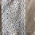 Women's linen lace short sleeves shirt